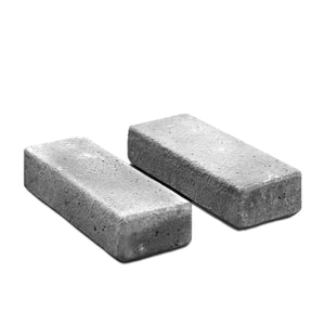 Fioriera da Giardino 100x27x29 cm in Cemento Granulato di Marmo Presolana Grande Grigio