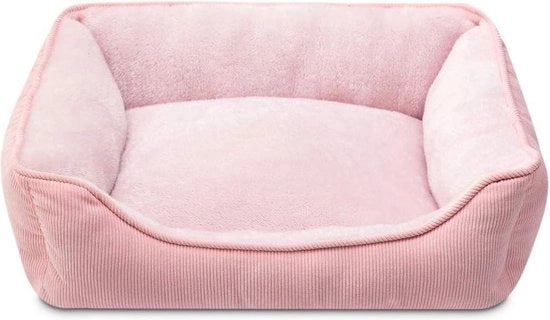 Cuscino per cani - Cuscino morbido per riposo per animali domestici - cuscino respiro rosa (55 x 45 x 15 cm)