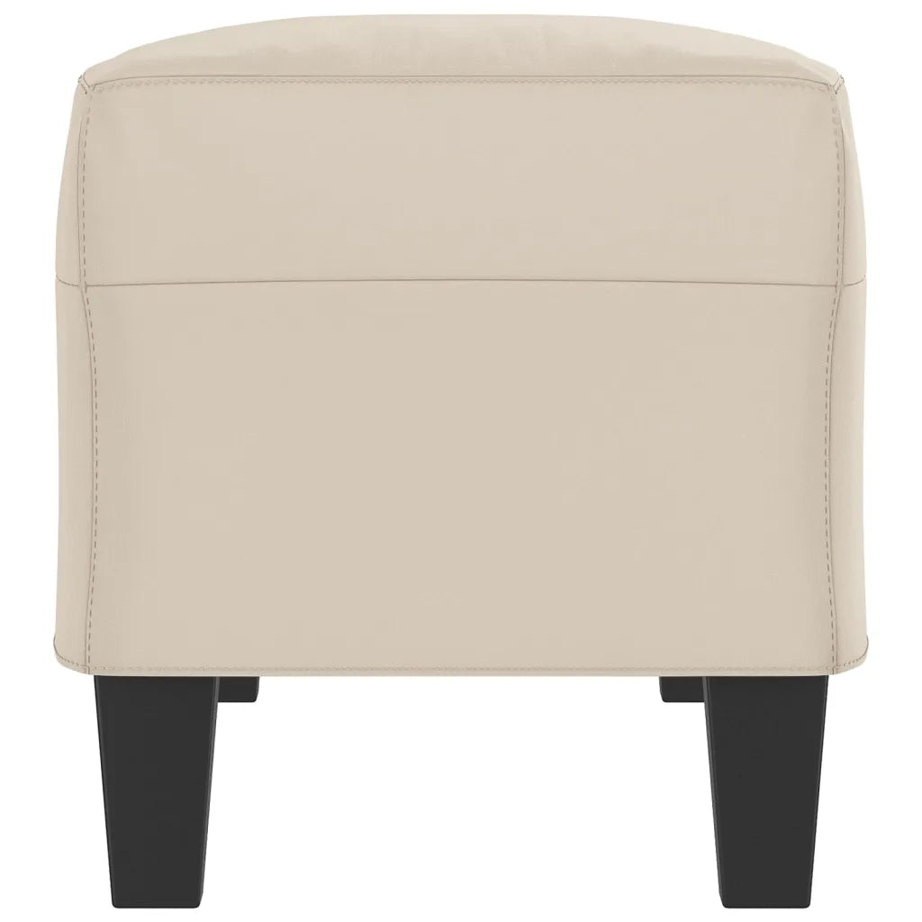 Panca crema 100x35x41 cm in Microfibra cod mxl 65676