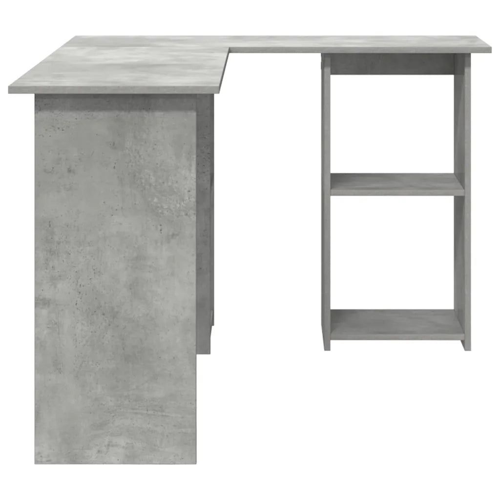 Scrivania Grigio cemento 142 x 102 x 73 cm Legno ingegnerizzato 869293