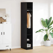 Guardaroba Rovere Nero 50 x 30 x 200 cm Legno ingegnerizzato 3403215