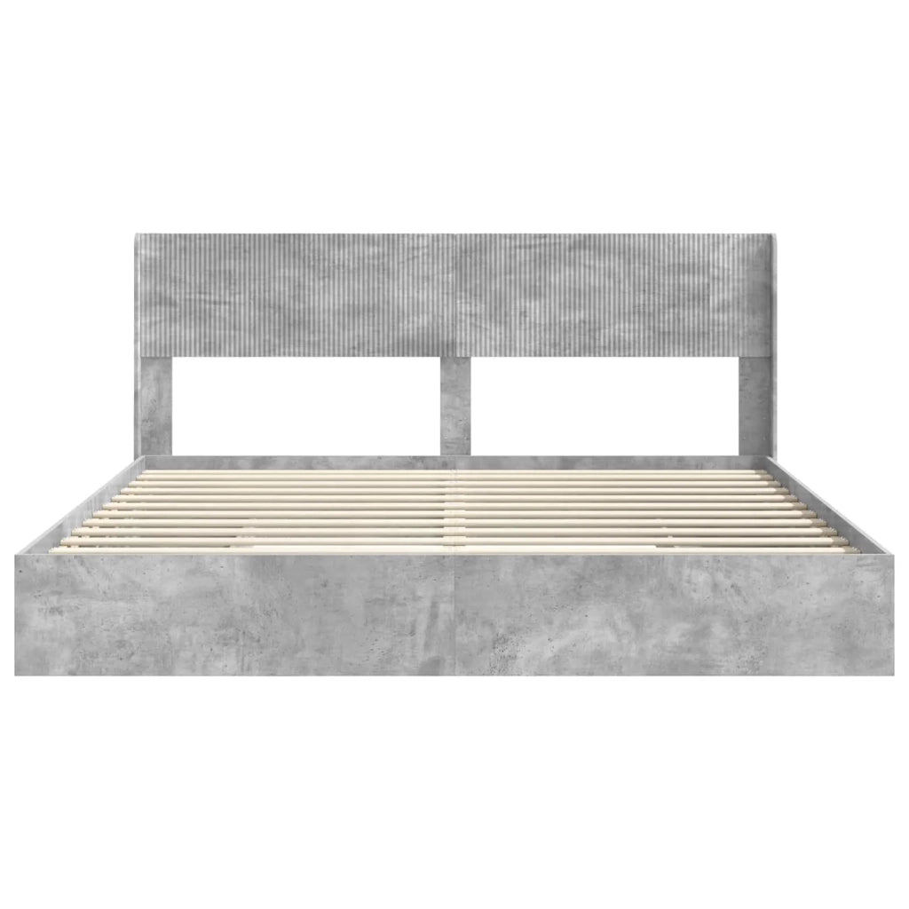 Struttura del letto con stoccaggio e testata 3 pcs