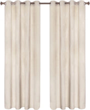 Set di tende Vida 2 pezzi - Beige 140x225cm - Oscurante - con cinturino pieghevole - Tela isolete