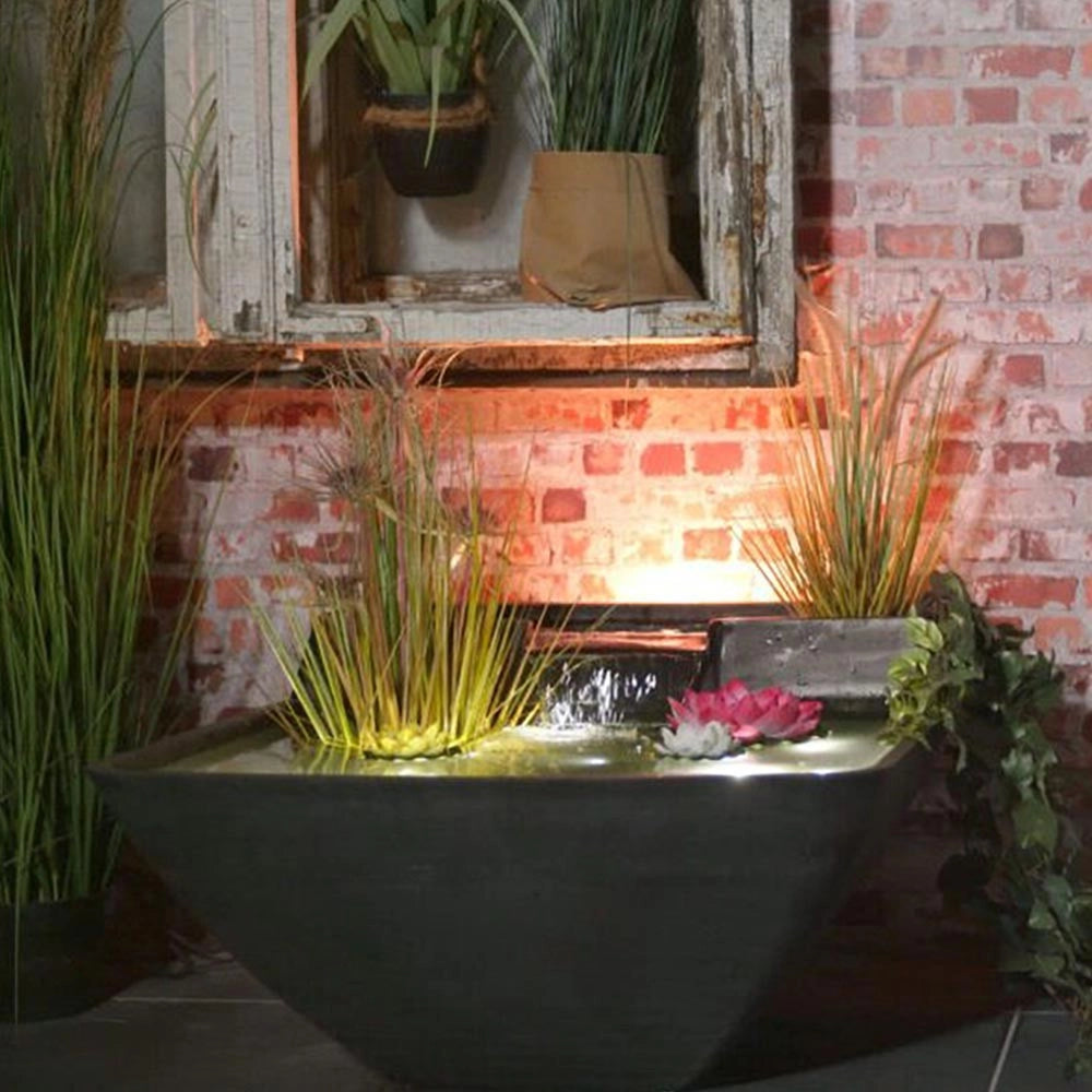 Velda Set Fountain Pond con Cascata cm75x75x35 - minilaghetto decorativo con cascata