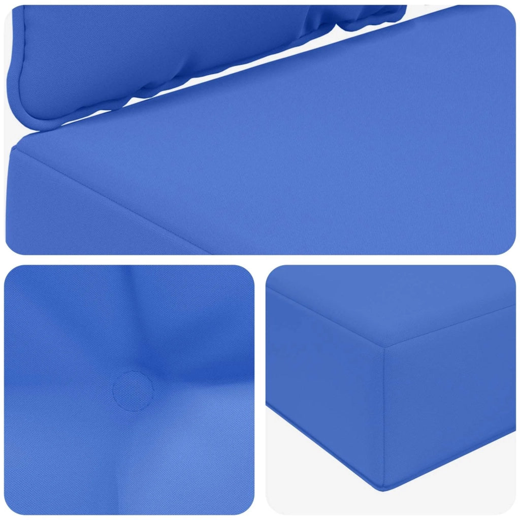 Cuscino per divano da esterno 2 pcs Turchese Poliestere 900794