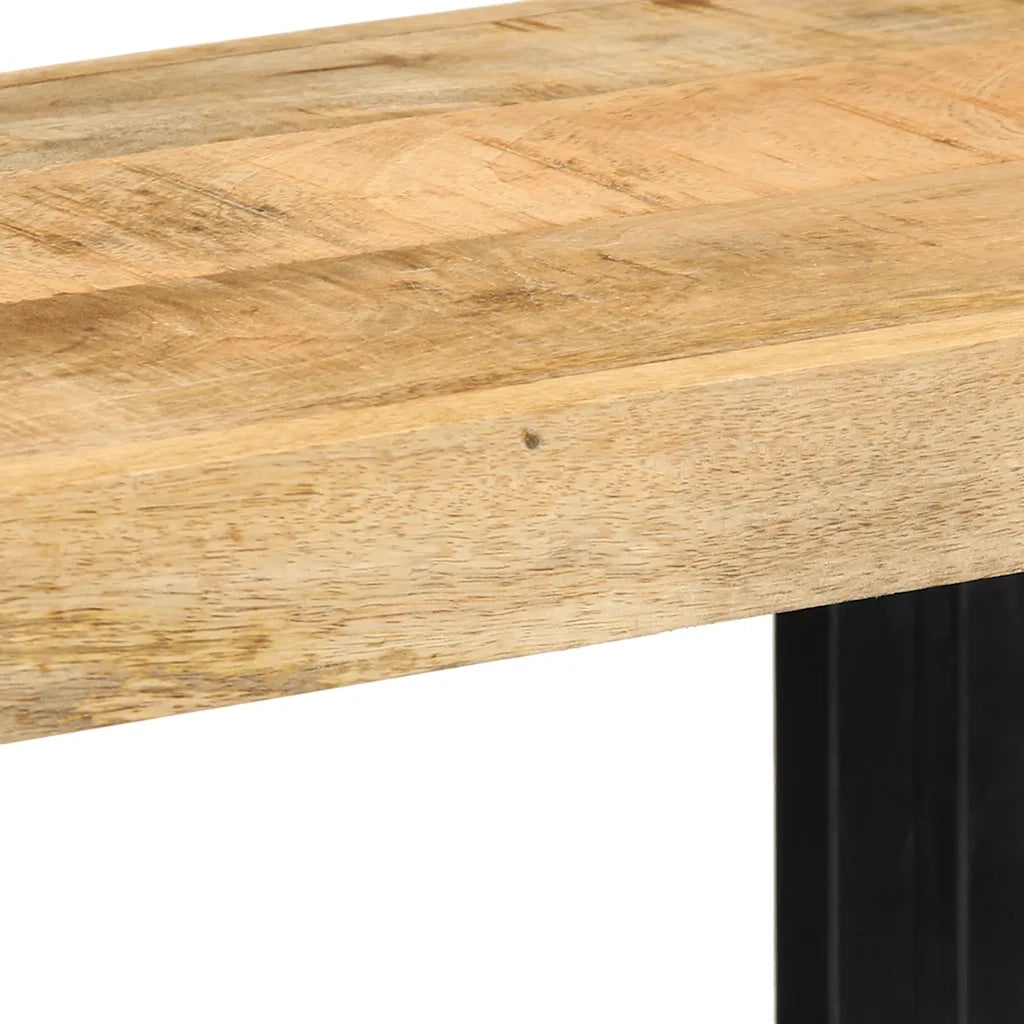 Mensola da Parete 70x33x35 cm in Legno Massello di Mango Grezzo 4017482