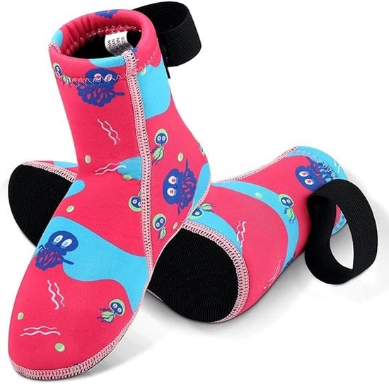 Misura 34-37 (adatto a 20 cm) Calze per bambino con gomma 3 mm, stivali per bambini per acqua fredda, scarpe da sub per bambini, wetsuit antiscivolo, sandali per bambini, adatti per beach volley.