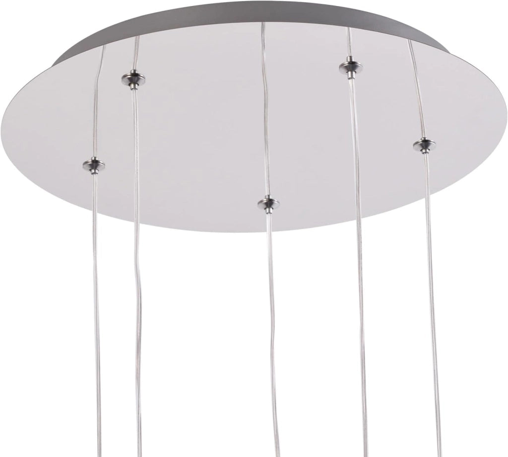 Lampada a sospensione ZMH per sala da pranzo 5 fiamme lampada a sospensione moderna vintage G9 cucina hotel