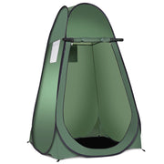 Tenda spogliatoio da esterno ad apertura istantanea Pop-up portatile per campeggio, spiaggia, doccia 120x120x190cm Verde-Tende