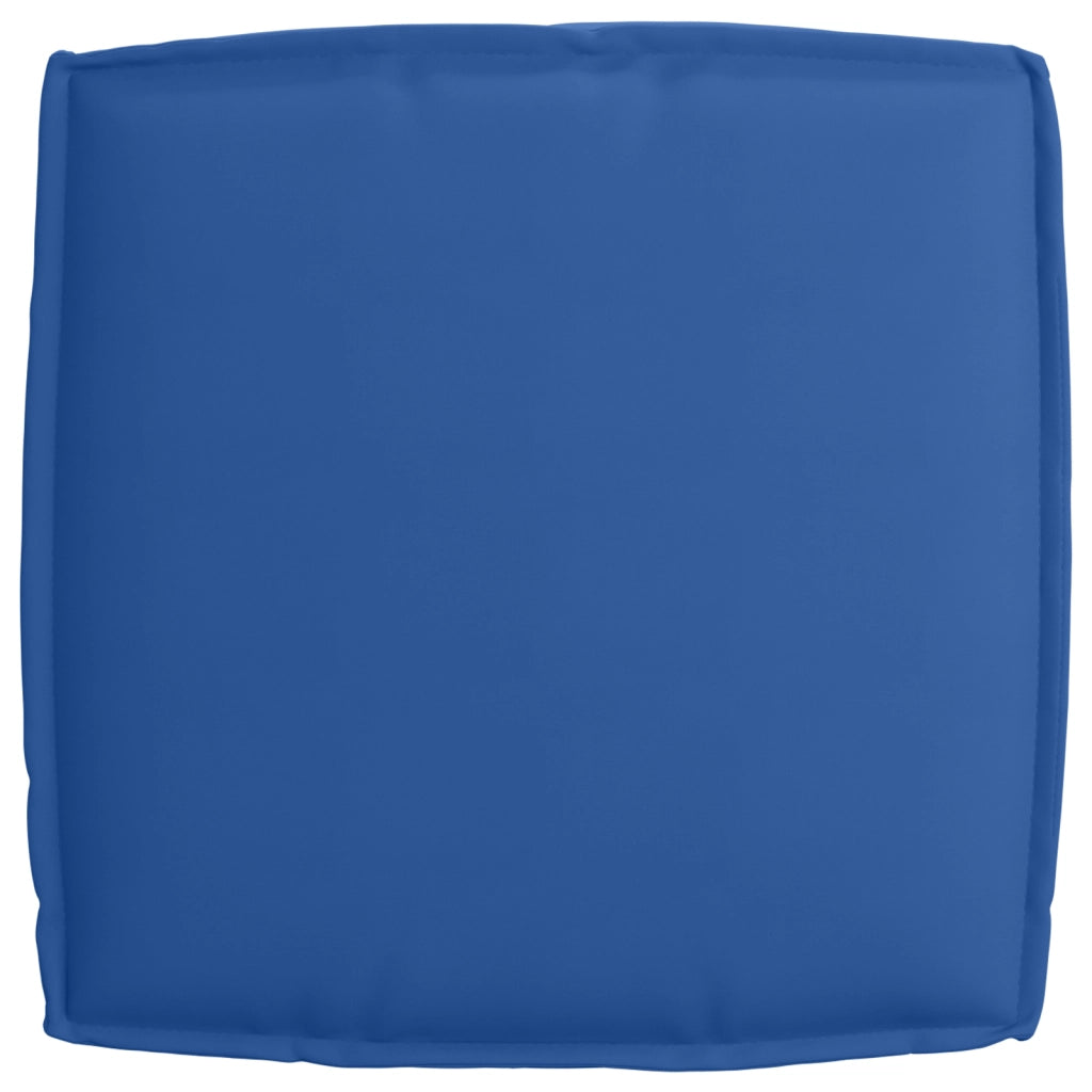 Cuscino per pallet per seduta Blu Royal 60x60x12 cm in tessuto Oxford