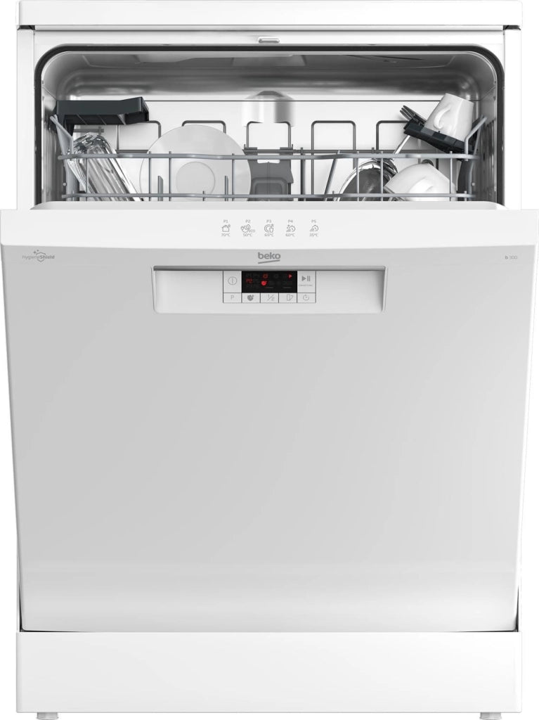 Beko b300 Lavastoviglie a libera installazione 60 cm, Classe D, 45dBA, 14 coperti, 5 programmi
