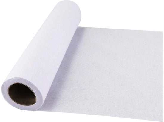 Tessuto interno opstriscabile per pesi - cotone - interfaccia singola - 27cm x 9,1m - interfaccia smeltabile - ideale per cucire/imbottire - interfaccia per tessuti