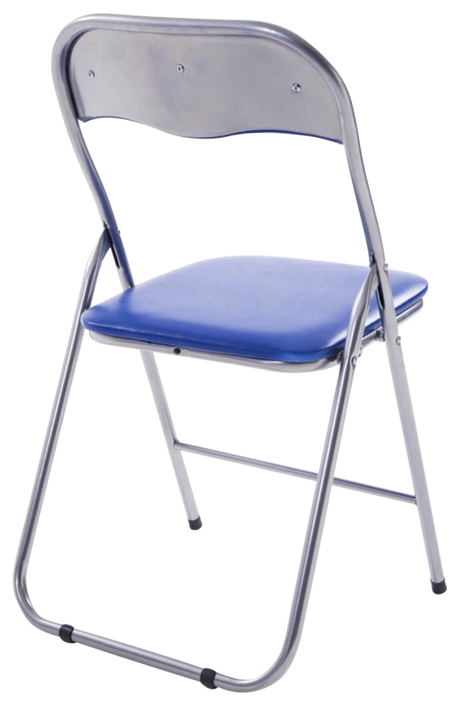Set 2 sedie pieghevoli Felix Blu/argento