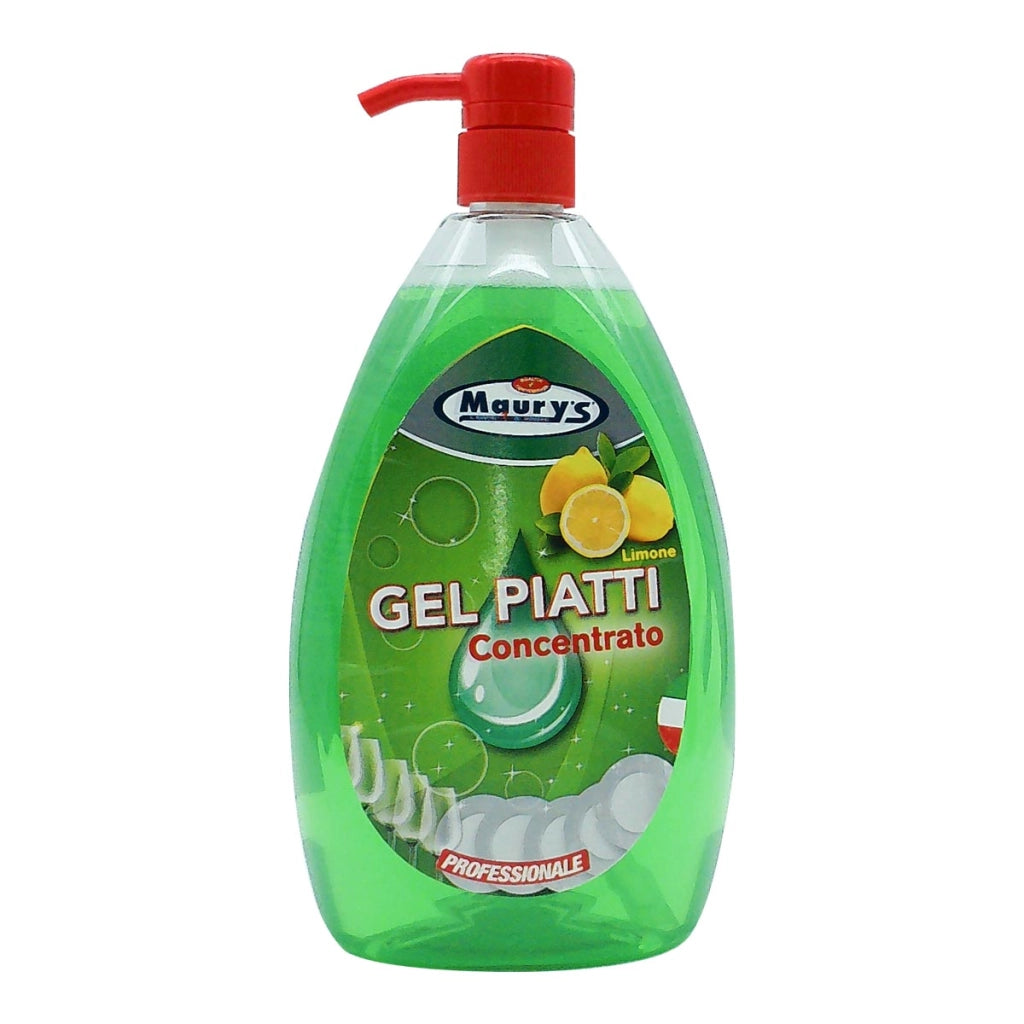 MAURY'S GEL PIATTI PULIZIA TOTALE CONCENTRATO LIMONE1 LT