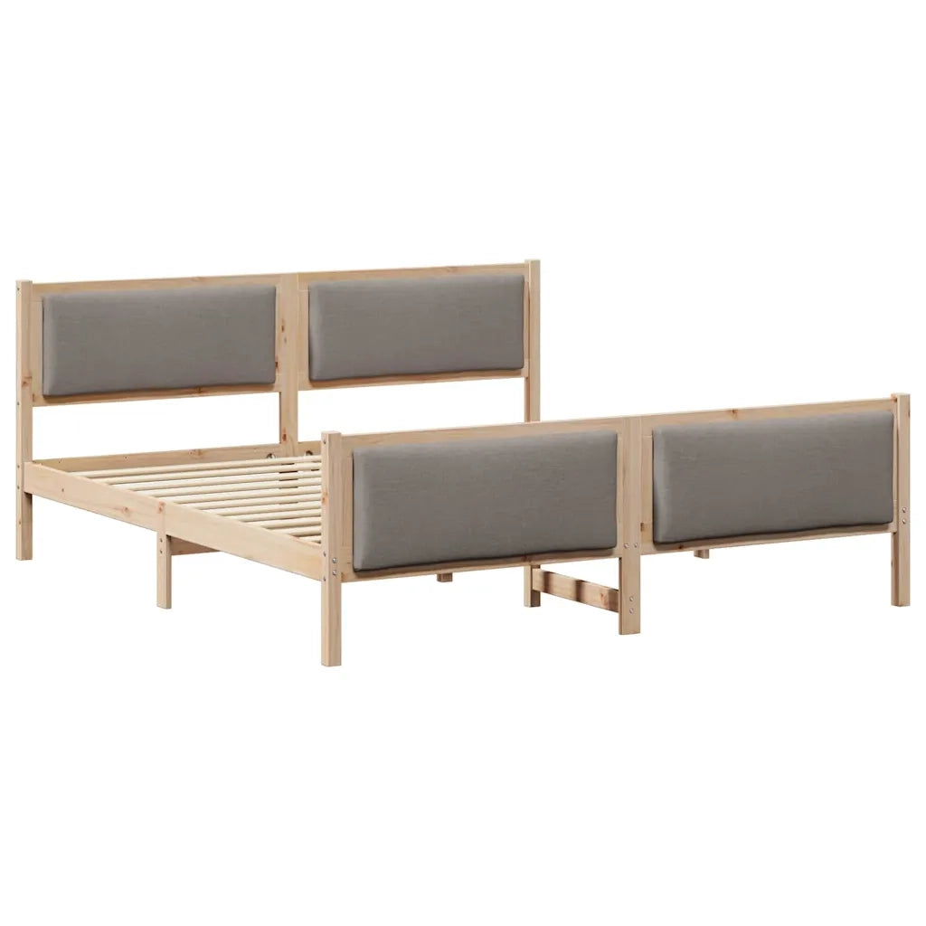 Struttura del letto con testiera Talpa 200 x 200 cm Tessuto