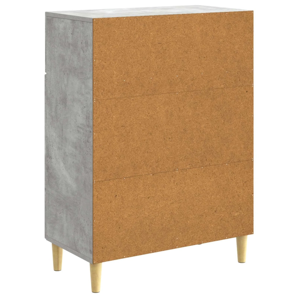Credenza Grigio Cemento 66 x 34,5 x 90 cm Legno ingegnerizzato