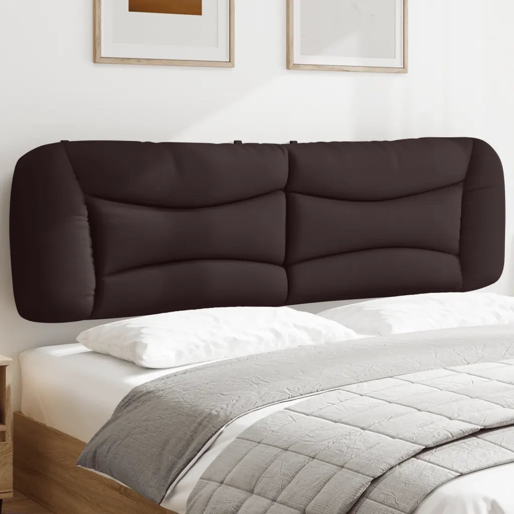 Cuscino Testiera Hvar Marrone Scuro 180 cm in Tessuto CFW2180866