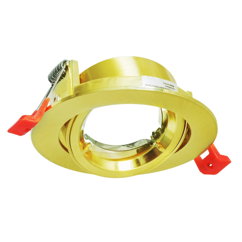 Faretto dorato spot lampada LED incasso orientabile 5W GU10 luci vetrina negozio LUCE 4000K