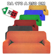 Trade Shop - Copridivano 3 Posti Estendibile Da 170 A 250 Cm Copri Divano Elasticizzato -
