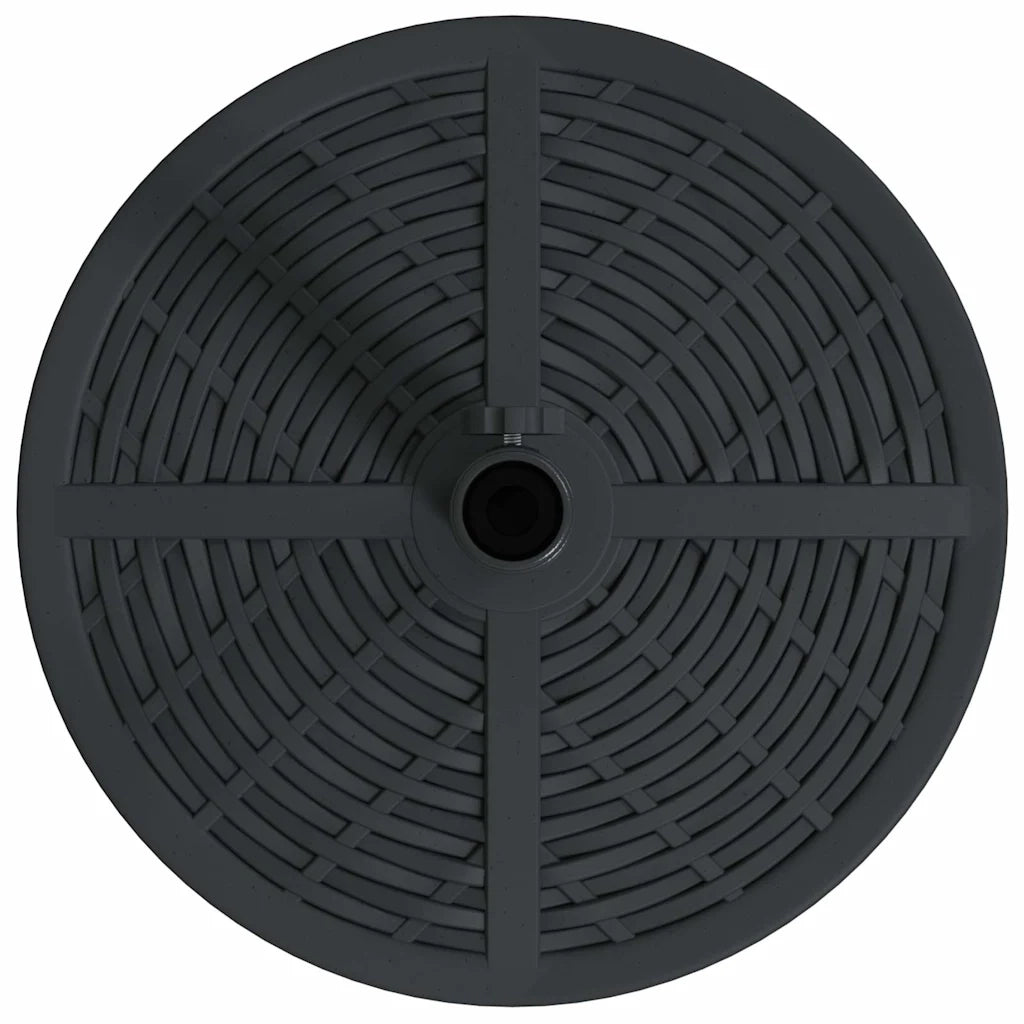 Base per ombrellone-Supporto per ombrellone Art d¨¦co Nero ? 45 x 39,5 cm Ferro 387507
