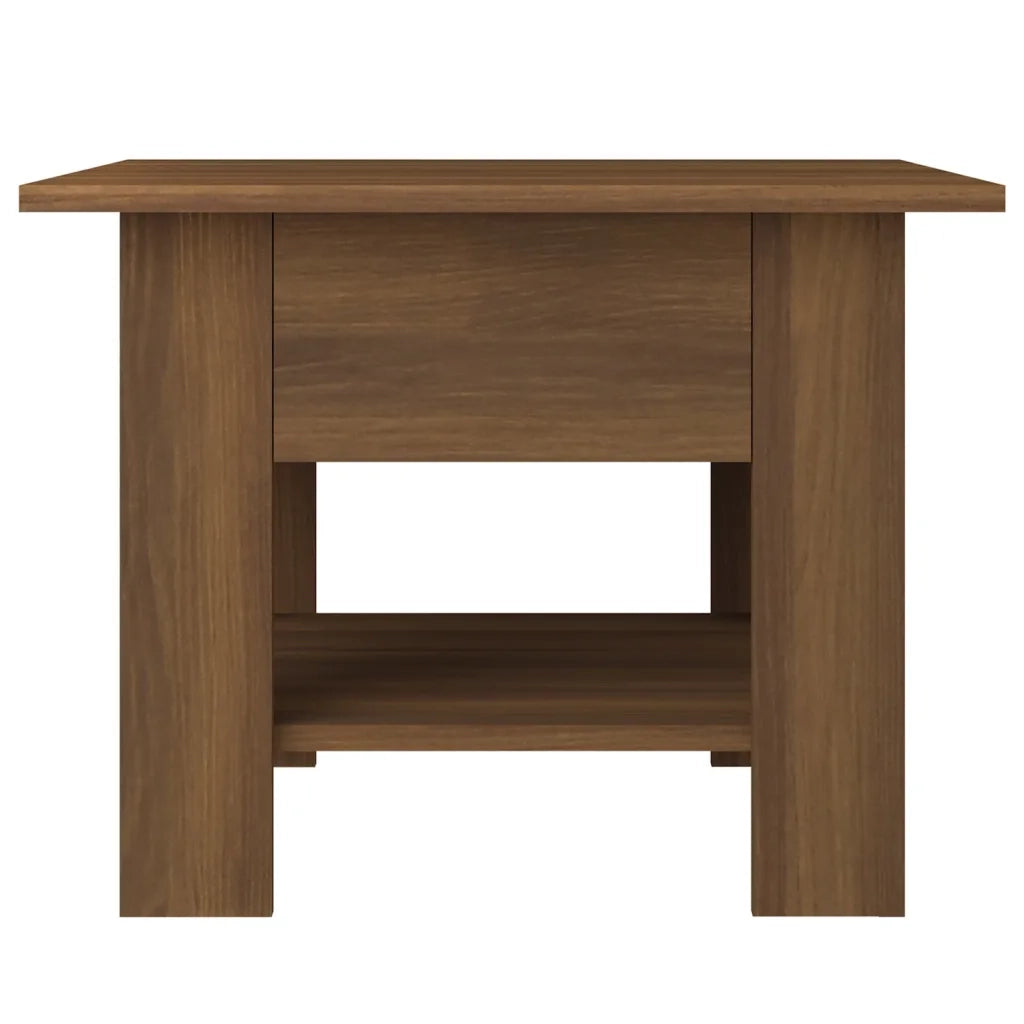 Tavolino da Salotto Rovere Marrone 55x55x42 cm in Truciolato cod mxl 7211
