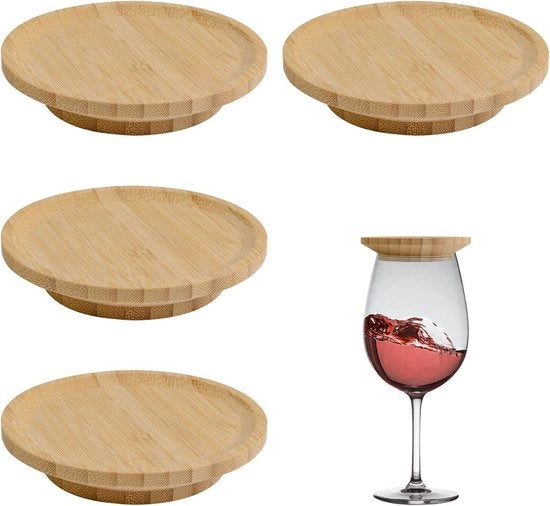 Set di servizio per vini e dessert - Assortimento di 4 calici per vini e dessert - Accessori per picnic e feste