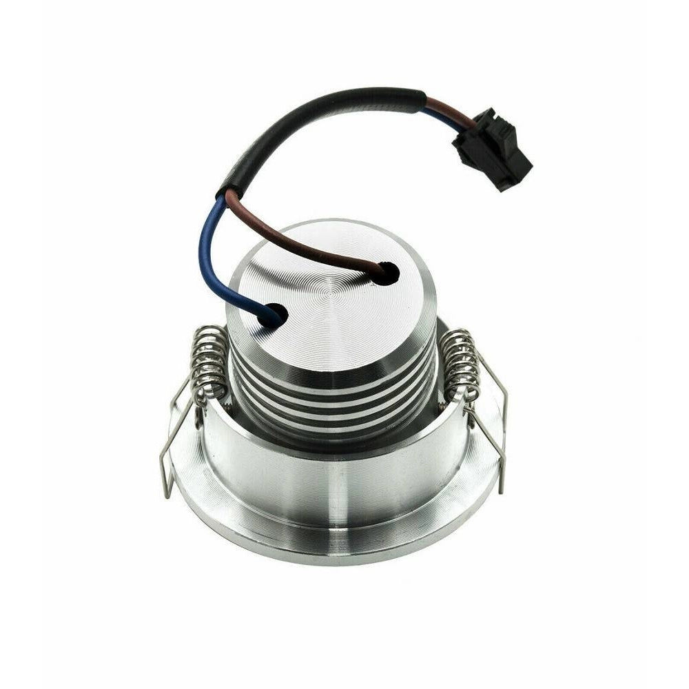 Trade Shop - Faretto 1 Led Cob Incasso 3 Watt 270lm Orientabile Luce Calda Fredda Naturale -