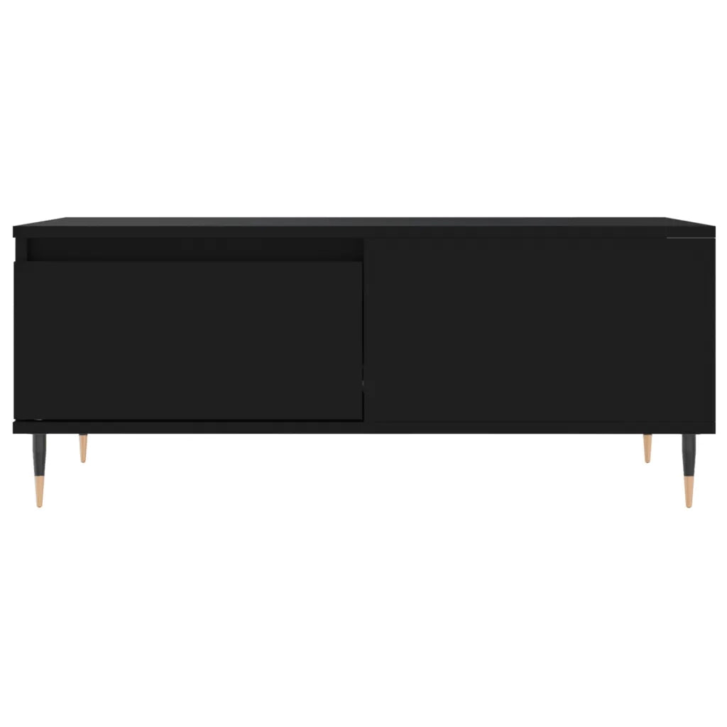 Tavolino da salotto | Tavolino da caff¨¨ | Tavolino da Soggiorno Nero 90x50x36,5 cm in Legno Multistrato