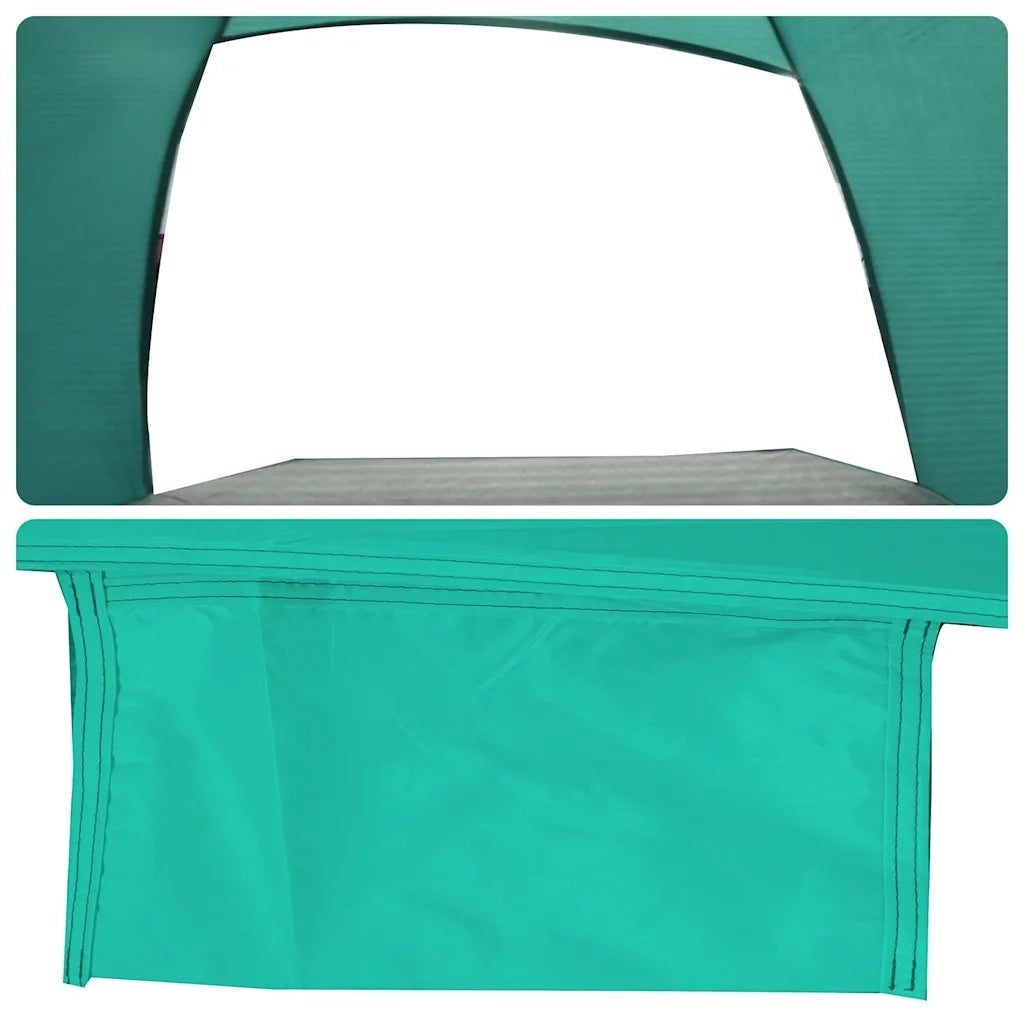 Tenda da Spiaggia 3 Persone-Tenda da campeggio Verde Mare Impermeabile