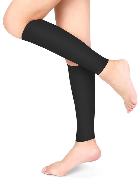 Compressi per vene varicose - 23-32 mmHg - Calze di compressione - Compressi per trattamento delle vene varicose - Calze per gambe - Materiale respirante - Disegno senza cintura - Calze per compressione della gamba