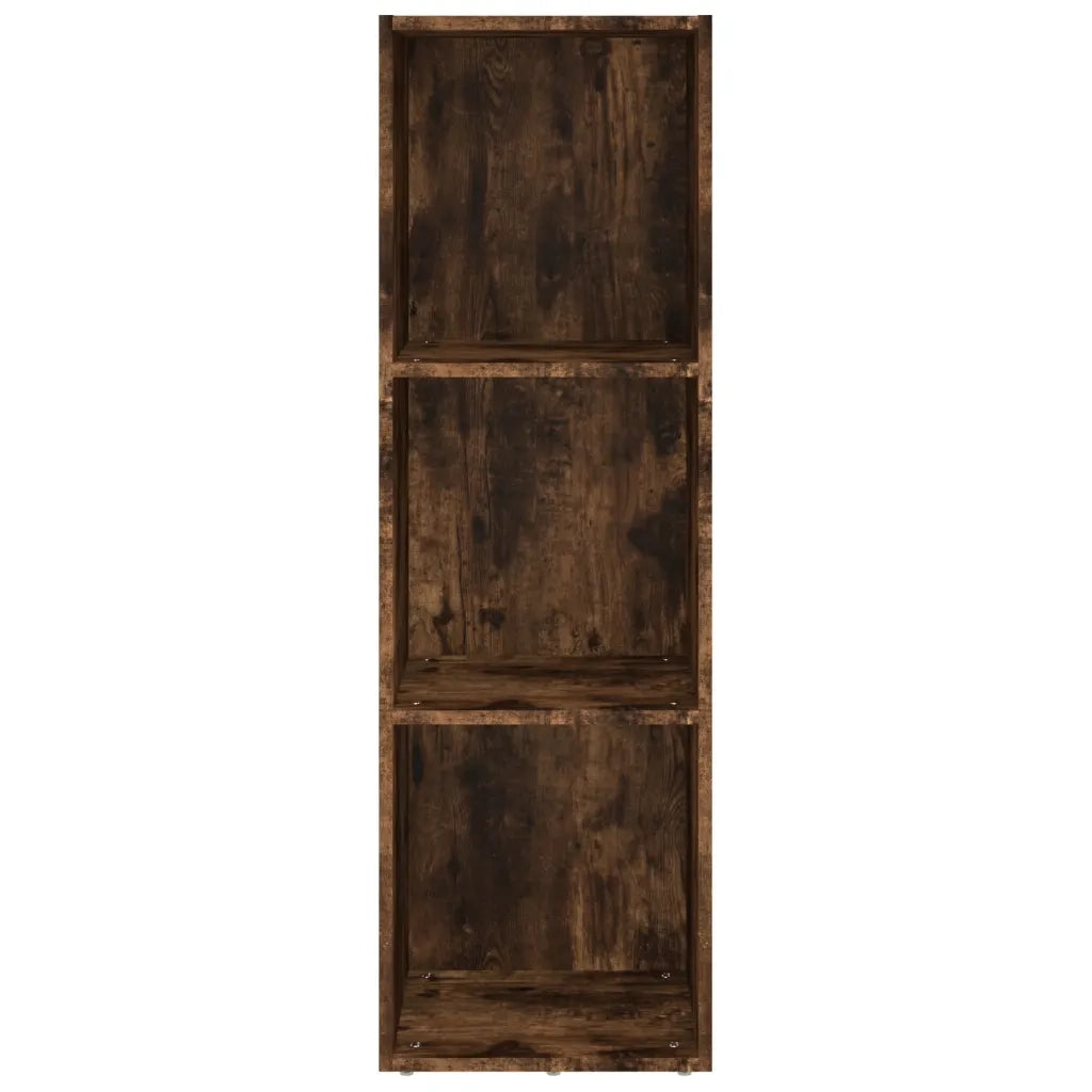 Libreria/Mobile TV Rovere Fumo 36x30x114cm in Legno Multistrato 826655