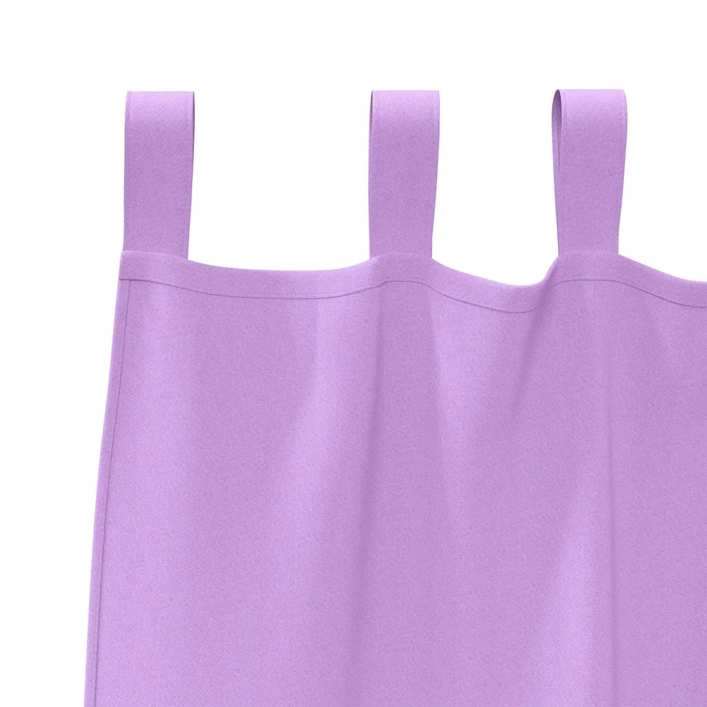 vidaXL Tende con tende 2 pcs Viola Poliestere
