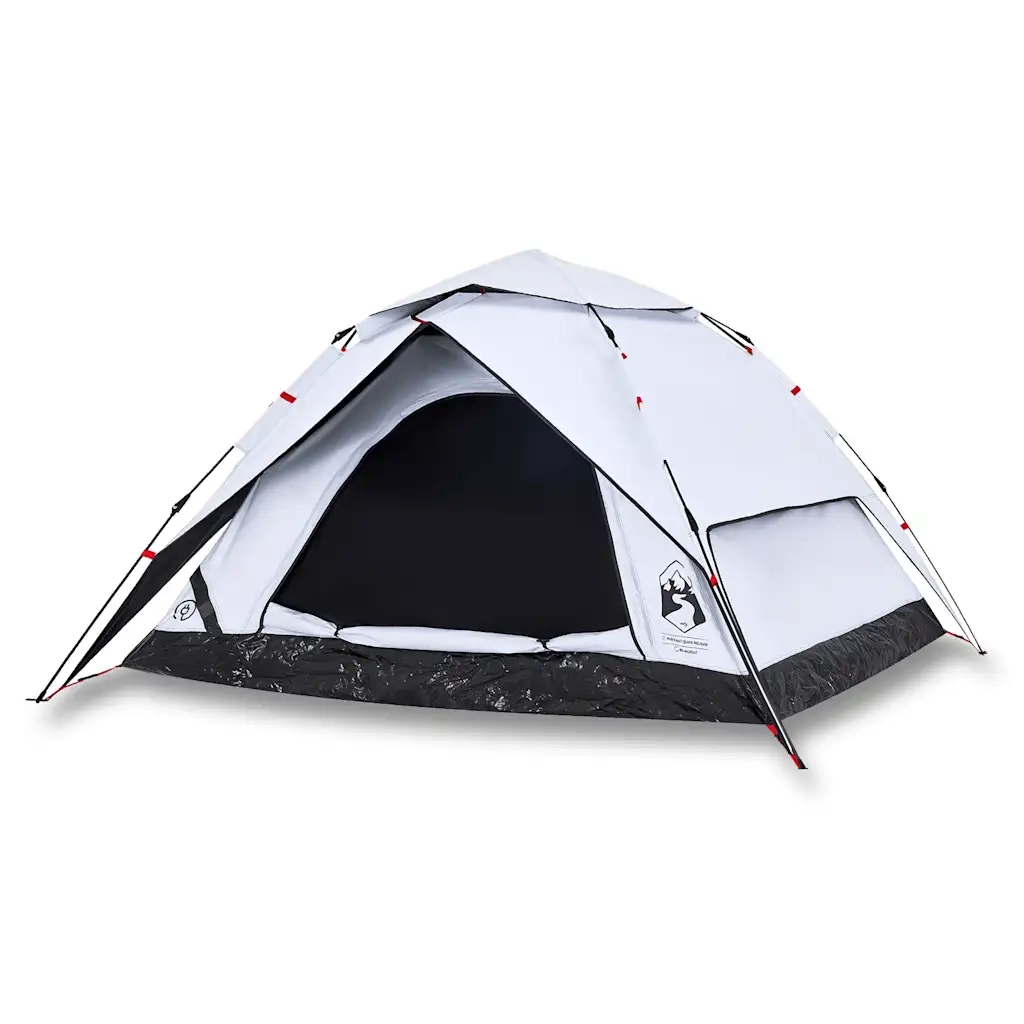 Tenda 4 Persone Bianca in Tessuto Oscurante a Rilascio Rapido 4004184
