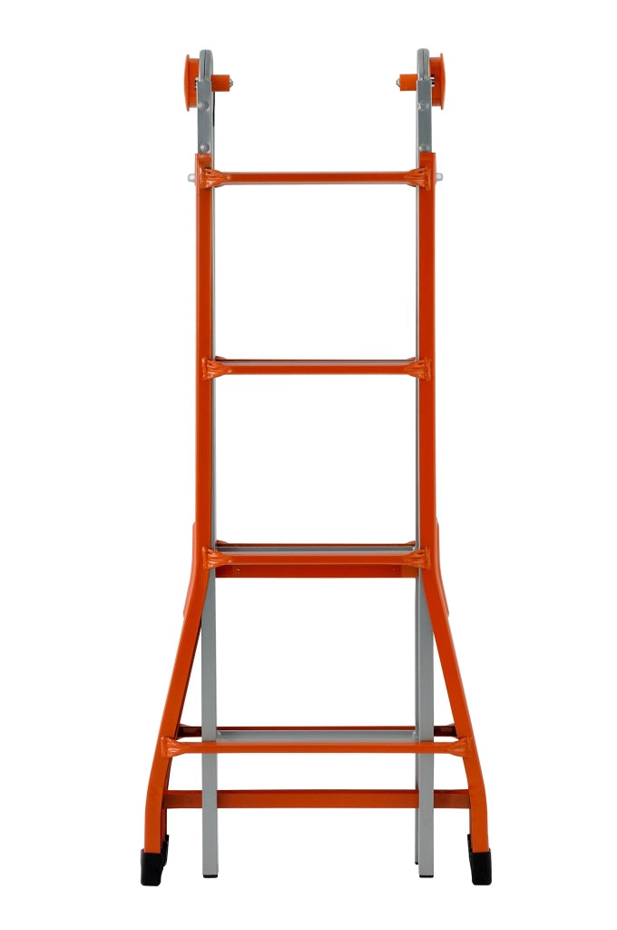 Scala Telescopica in Acciaio Media Gradini N°4+4 H Max Cm 376 Gierre