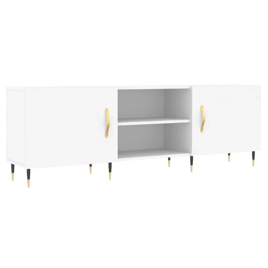 Mobile Porta TV-Mobile per TV-Credenza TV Bianco 150x30x50 cm in Legno Multistrato 110502