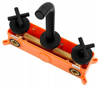 Rubinetto Da Incasso Rea Exit Black Mat