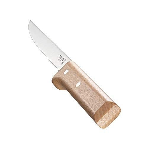 Opinel 1821 Parallele Coltello da Filettatura Lama 18 cm in Acciaio Inox X50CrMoV15 Manico in Legno di Faggio colore Naturale