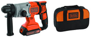 MARTELLO TASSELLATORE A BATTERIA LITIO B+D 18V SDS BCD900D1S + BORSA