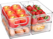 Organizzatore per Frigorifero Cassetti Stivati per la Cucina Organizzatore della Cantina Contenitore Transparente per Frigorifero, Cucina, Armadi