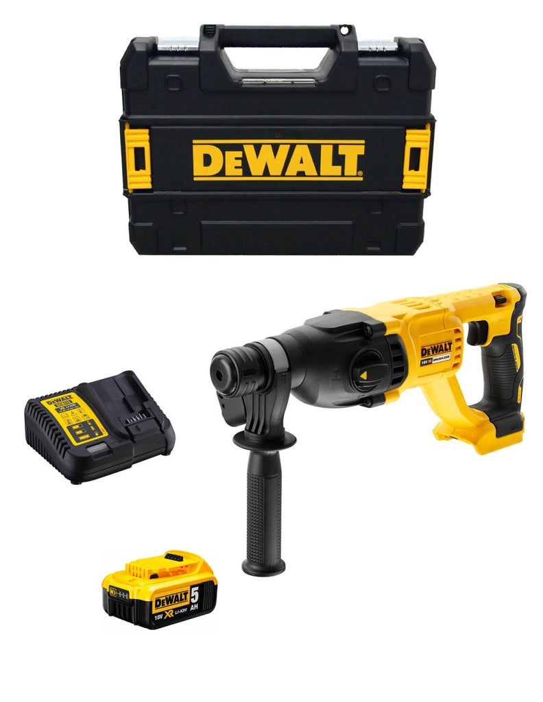 Tassellatore DeWALT DCH133P1T (1 x 5,0 Ah + DCB115 + TSTAK II)