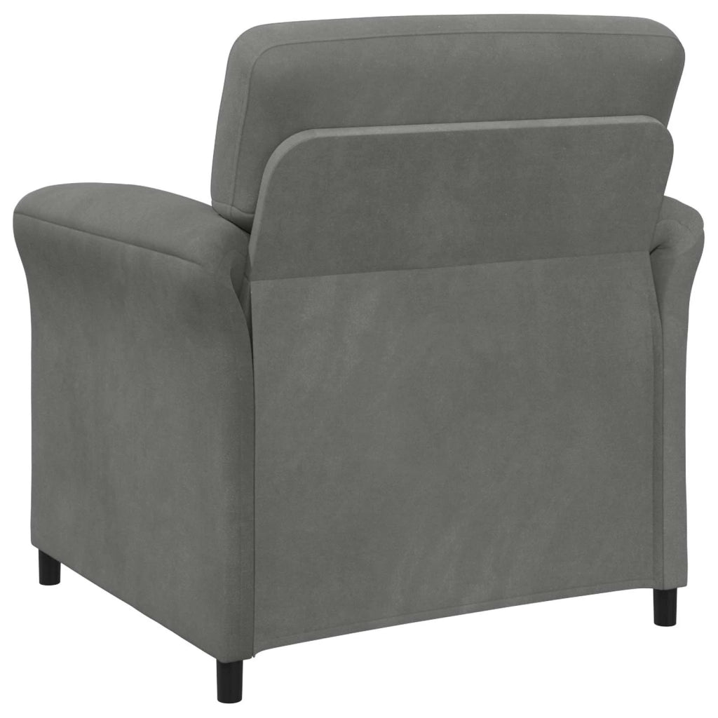 Set di divani 2 pz Grigio Scuro Velluto 3424886