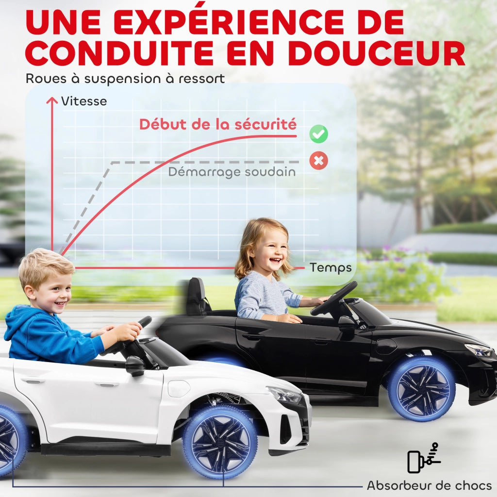Auto elettrica Audi RS E-tron GT ¨C Xylo ¨C 12V nero con telecomando