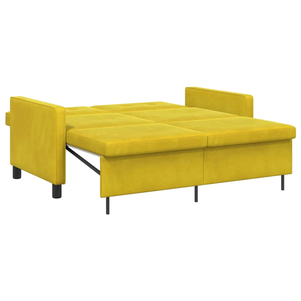 Divano letto | Sof¨¤ letto | Letto singolo Giallo Tessuto