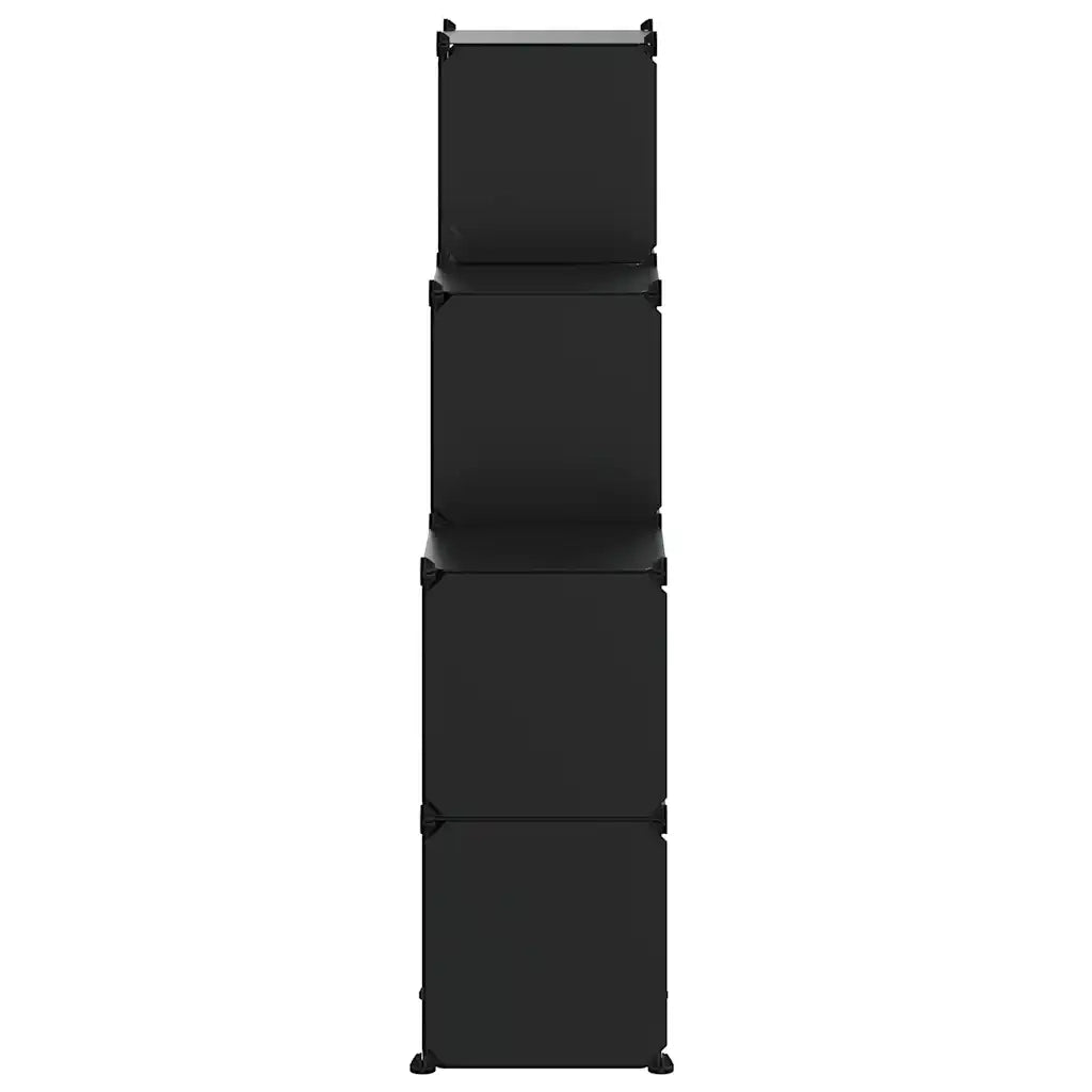Organizzatore Portaoggetti con 9 Cubi Nero in PP cod mxl 50197