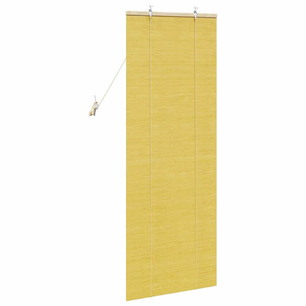 vidaXL Tende e Tapparelle per Finestre con tende Giallo Bambù