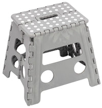 Sgabello Pieghevole 30x32x22 cm in Polipropilene Grigio