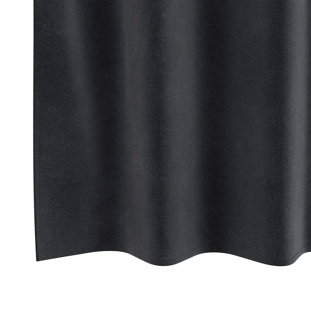 Tende oscuranti 2 pcs Grigio scuro 140 x 225 cm Velluto 4107225
