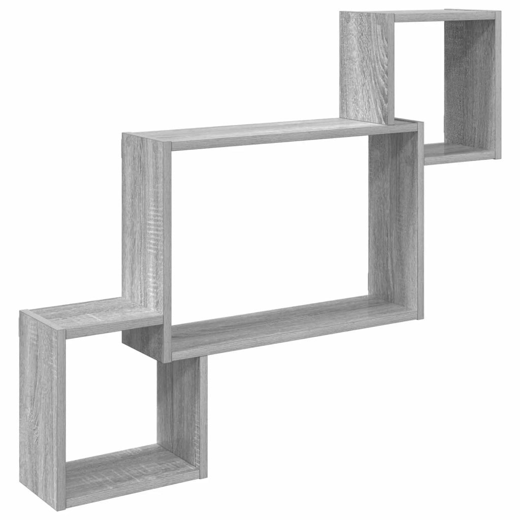 Scaffale da parete A parete Grigio 91,5 x 15 x 76 cm 8012121