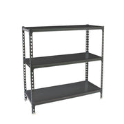 Scaffale in metallo Simon Rack senza viti colore antracite 3 ripiani 900x800x500 mm Made in Spain