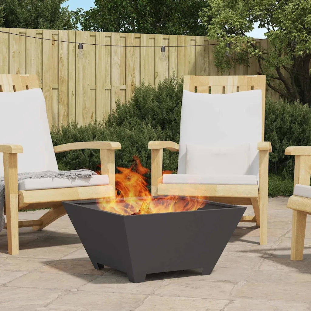 Focolare Nero 60 x 60 x 30 cm Acciaio CFW5602174